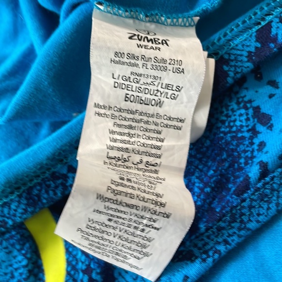 Zumba Wear tank top Size Large - Picture 7 of 15